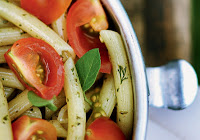 Salada de Penne ao Pesto (vegana)