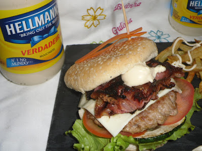 Hambúrguer Hellmann´s à Belinha