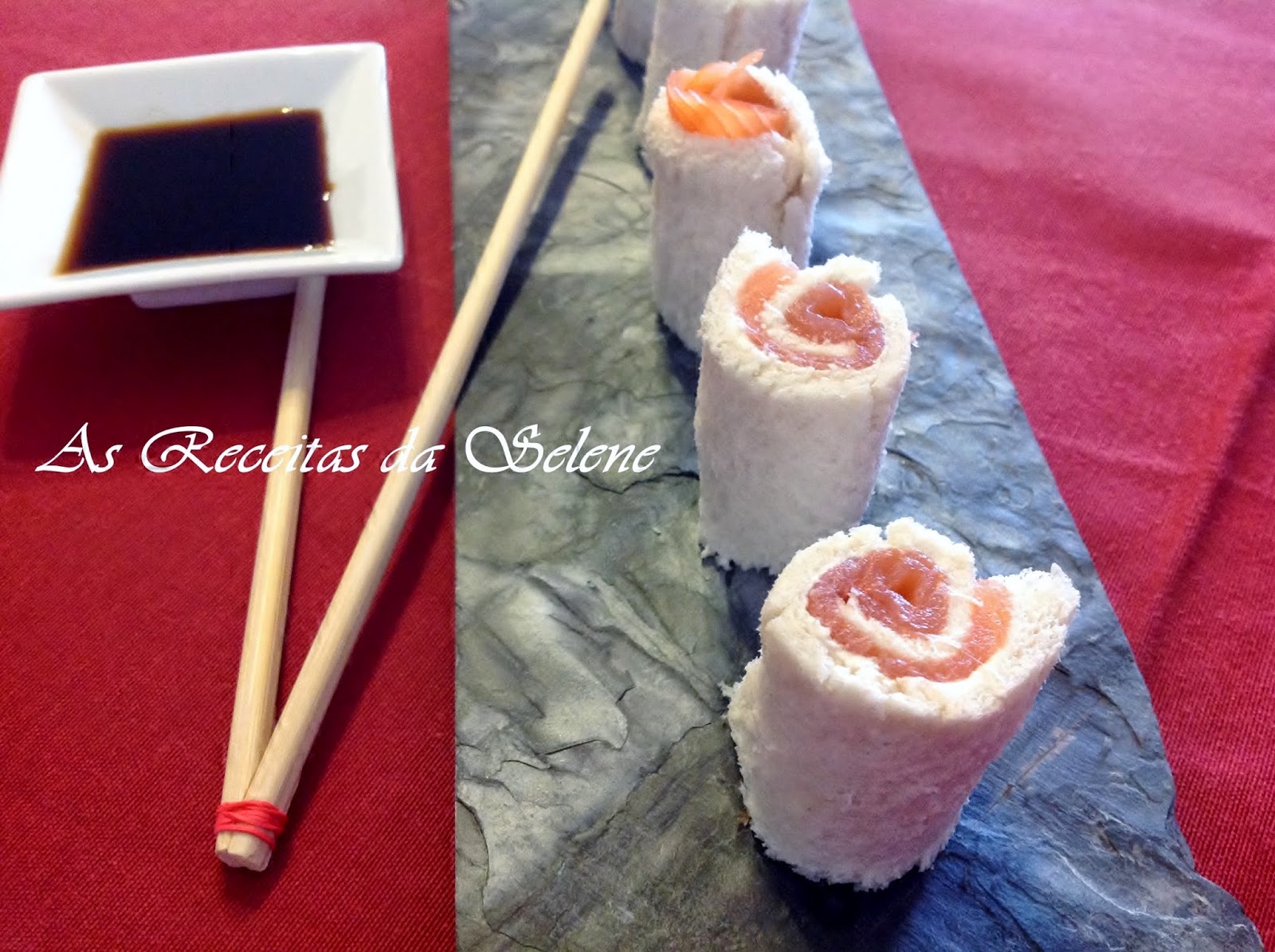 Sushi Fingido de Salmão Fumado