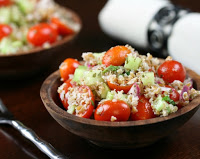 Tabule com Tomate-Cereja (vegana)