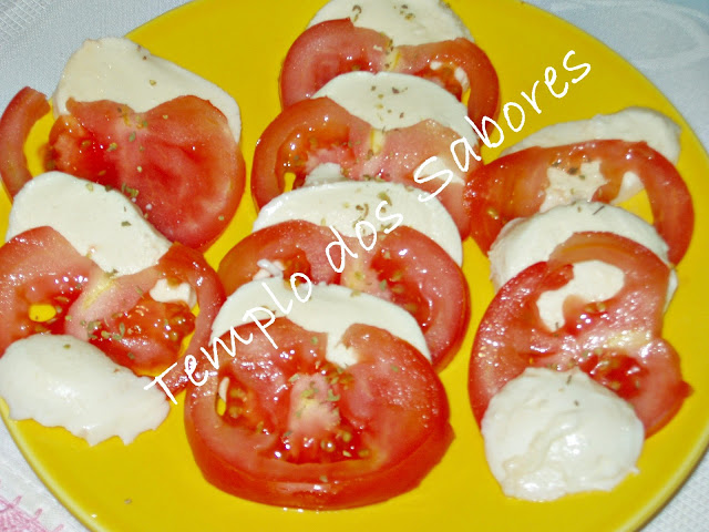 Salada de Tomate e Mozzarella