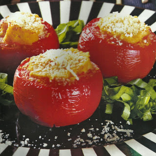 Tomate Recheado com Polenta