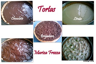 Tortinha de chocolate/limão (receita amiga Mariza Frezza)