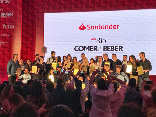 Confira os premiados de VEJA Rio Comer & Beber 2018/2019