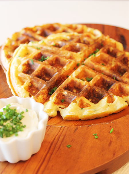 Waffles de Batata – facílimo e delicioso!