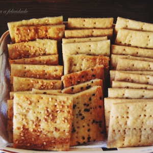 Cream Crackers de Parmesão