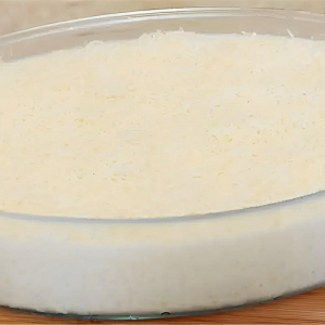 Creme de tapioca delicioso e fácil de fazer: é só misturar os ingredientes e colocar na geladeira