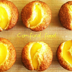 Muffins de Pêssego & Comford Food