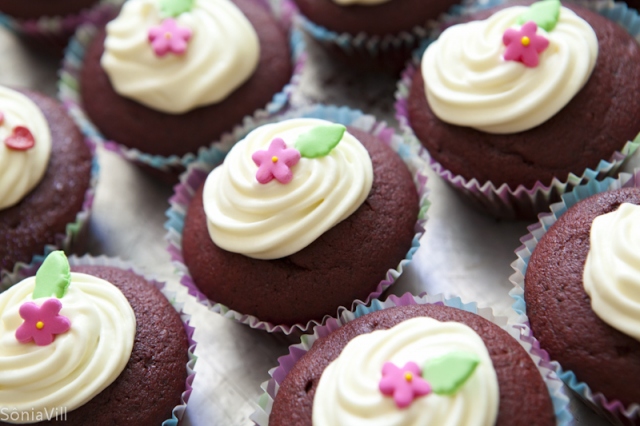 Red Velvet Cake ou cupcakes vermelhos
