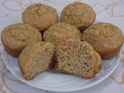 Muffins de Cenoura e Abobrinha